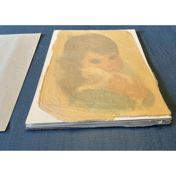 Vintage Set of 5 American Baby Girl Art Prints Northern Paper Mills 1960 - Picture 14 of 16